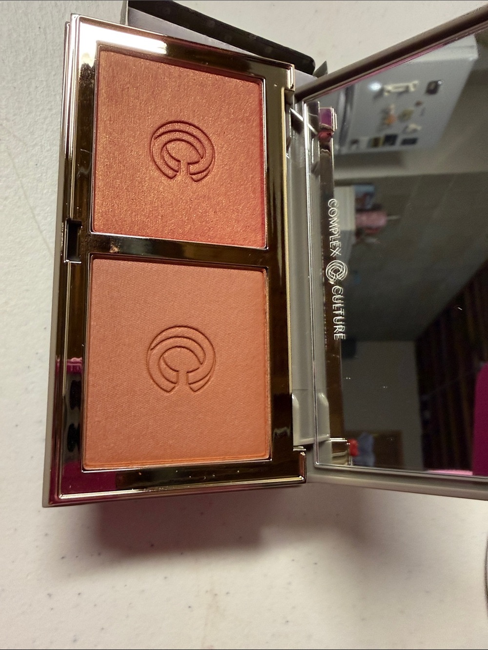 Complex Culture Dual Blush Palette — Warm Peach Duo